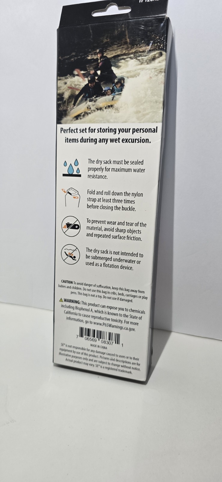 SE 3 PACK DRY SACK – WATER RESISTANT CAMPING / OUTDOOR BAG – 3 SIZES