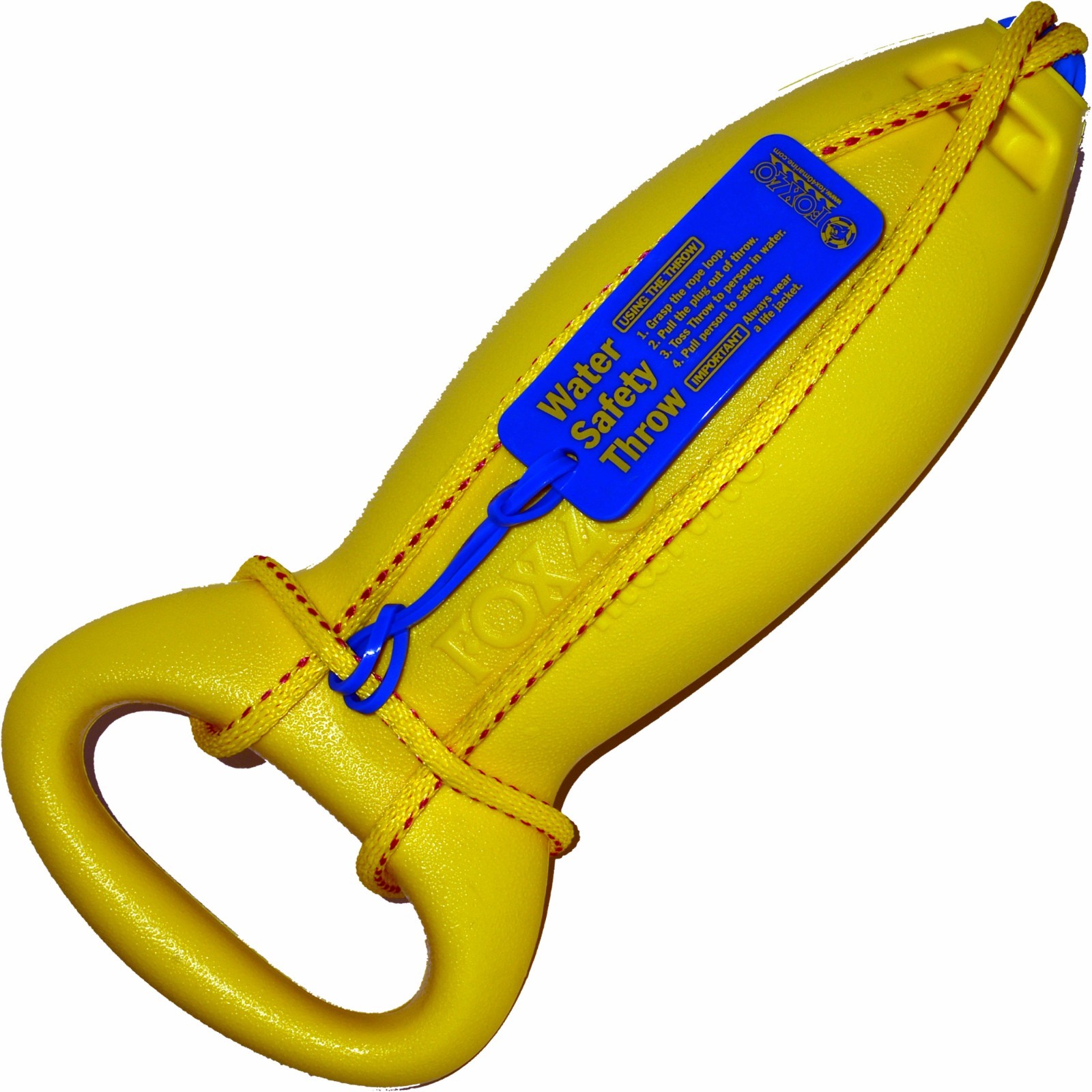 FOX40 Water Safety Throw 50′ Rope Bright Float Easy Grasp Boat Pool Swim 17791