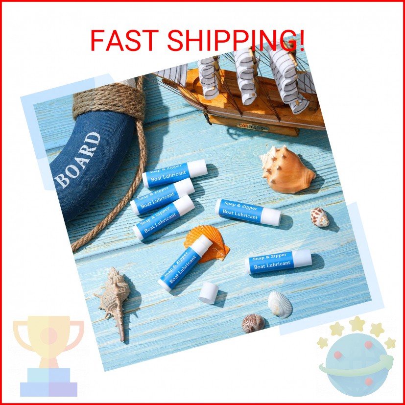 Fiada 6 Pcs Snap and Zipper Lubricant, Wax Marine Lube Maintenance Supplies for