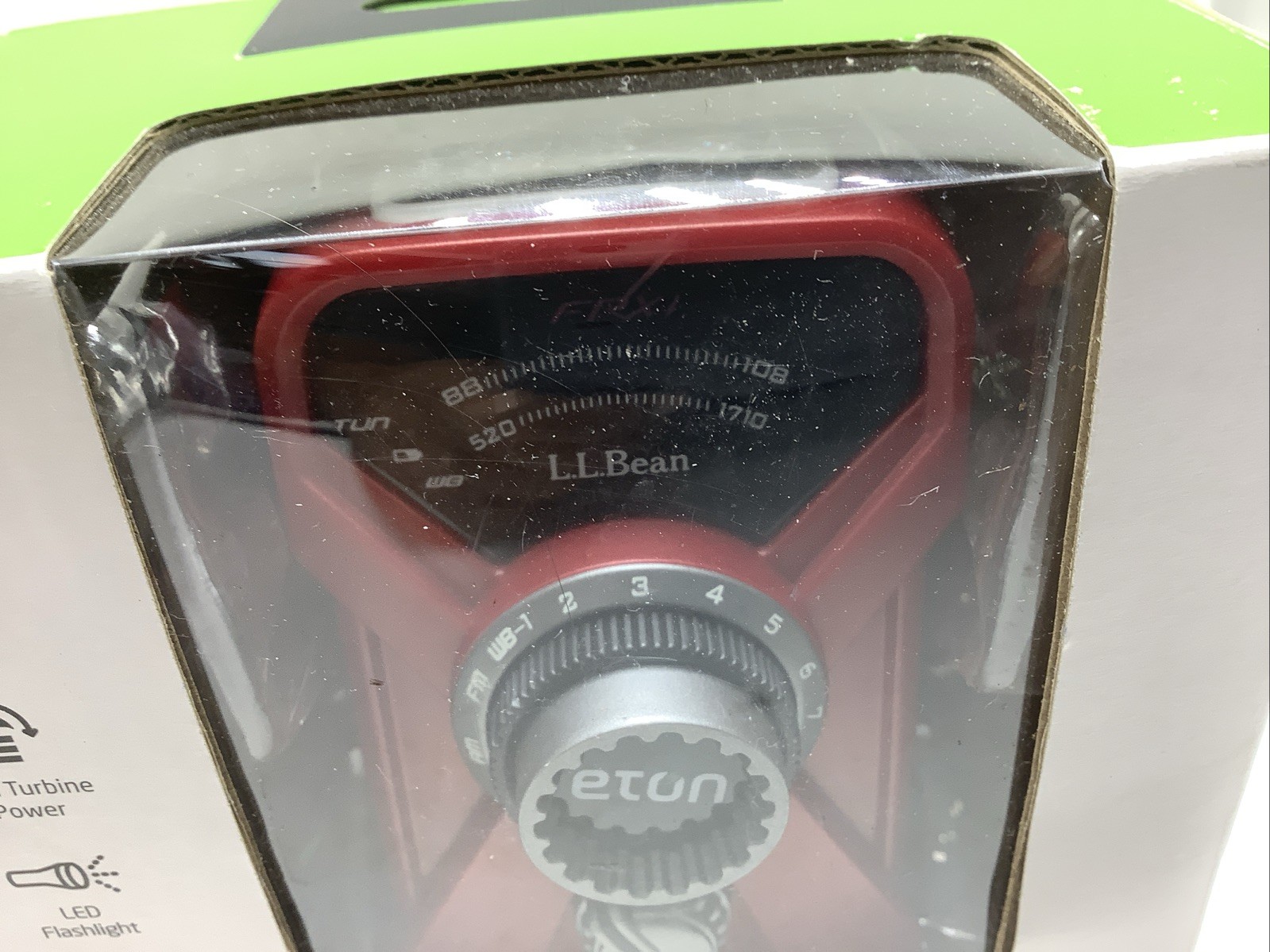 LL Bean Eton FRX1 Hand Turbine AM FM Weather Radio LED Flashlight Hand Crank!