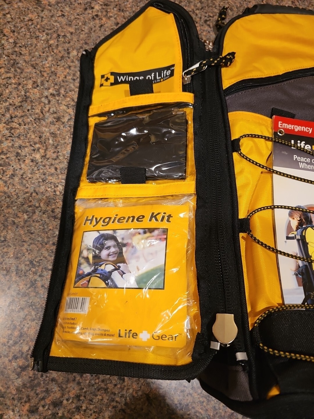 Life Gear Wings Of Life Survival Backpack SafetyCross With Original Gear