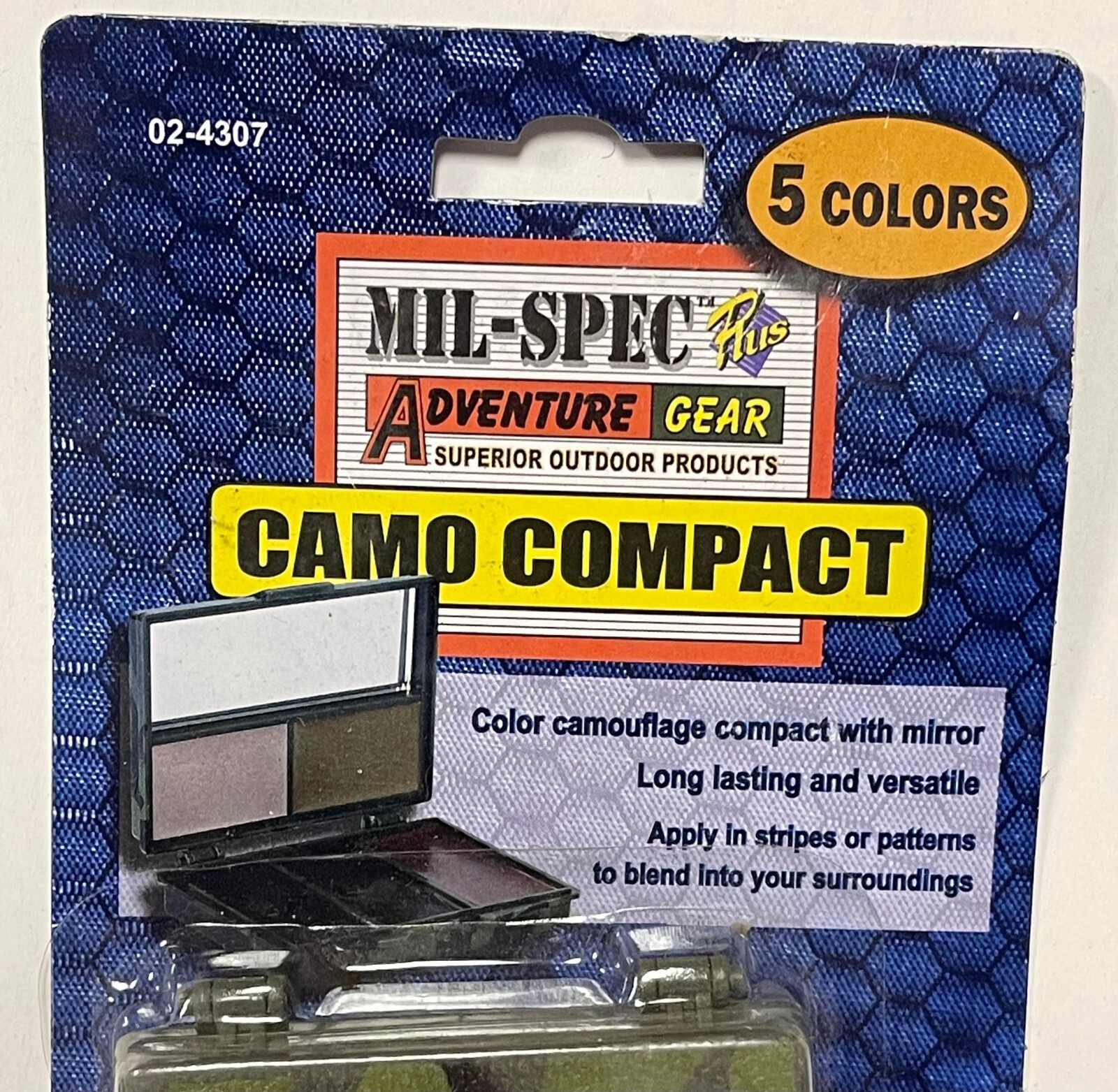 Mil-Spec Plus Adventure Gear Camouflage Compact Face-Paint 5 Colors Sealed New