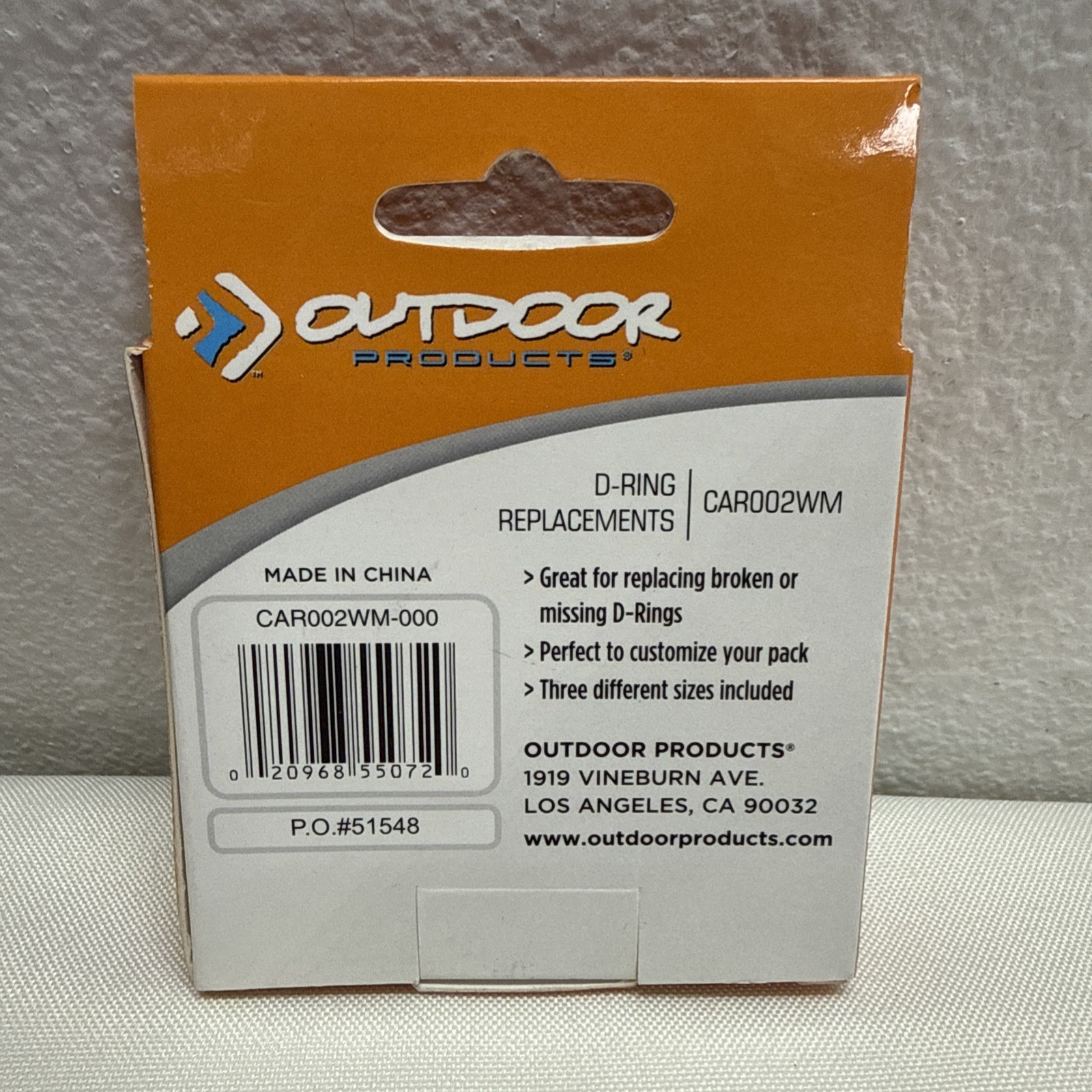 Outdoor Products D-Ring Replacements Asst Sizes Replace Broken Rings Repair Pack