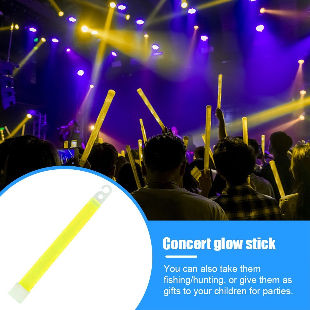 10PCS Green Glow Sticks Emergency Camping Light Party Safety Fluorescent