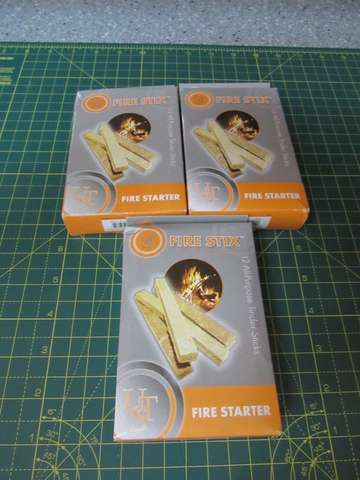 3 PACK FIRE STIX fire starter tinder12pk survival emergency prepper UST GIFT