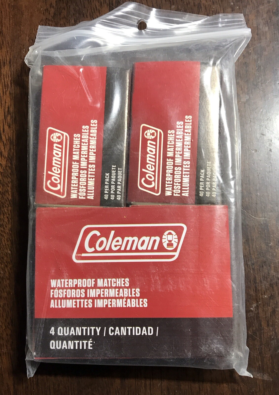 Coleman Waterproof Matches Camping Outdoor Emergency Pack of 8 Boxes 40 each