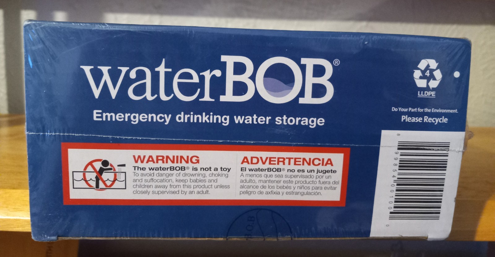 NEW SEALED Box WaterBOB Emergency Drinking Water Storage Store Up To 100 Gallons