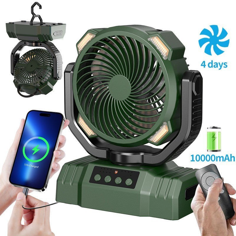 Adjustable Airflow Camping Fan Lightweight Design Great for All Seasons
