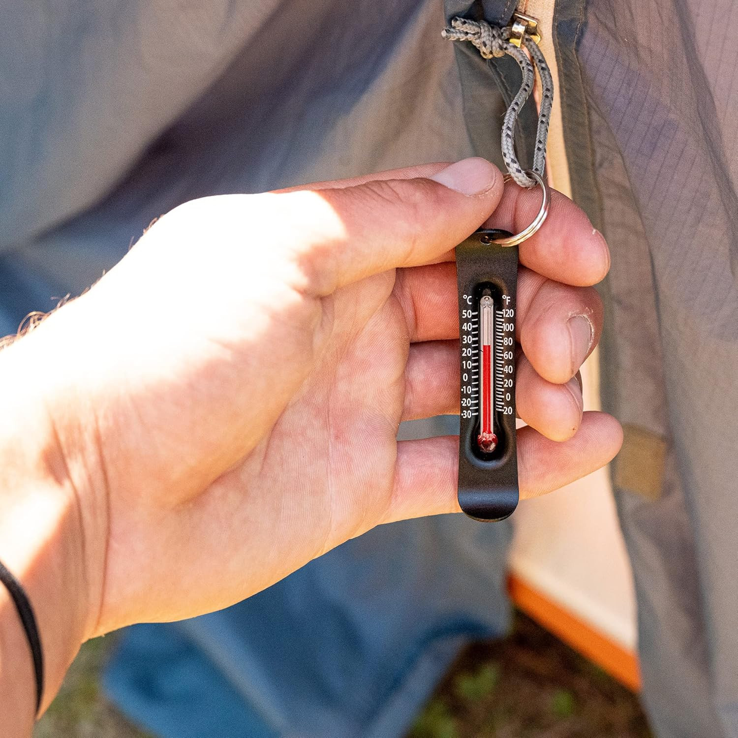 Brrr-Ometer – Snowsport Zipper Pull Thermometer for Jacket, Parka, or Backpack |