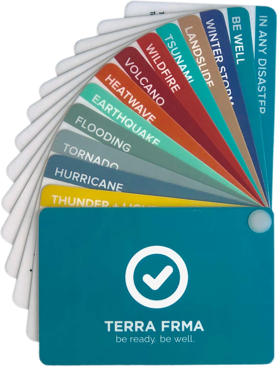 Disaster Deck – Emergency Disaster Survival Preparedness Tool – Waterproof Pocke