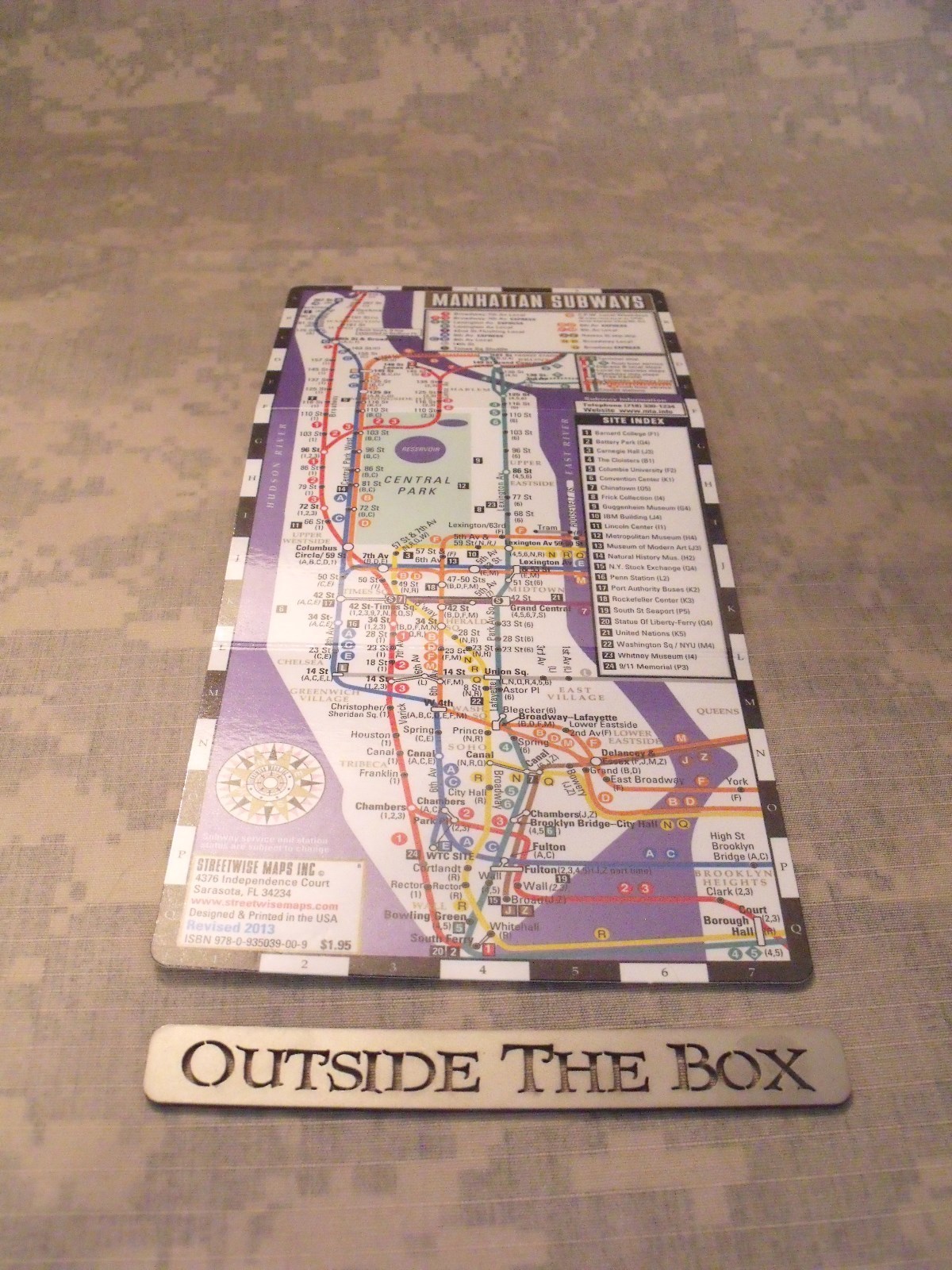 NEW! “Pocket Urban Survival Kit” Manhattan Map, Knife, Whistle, Compass & MORE