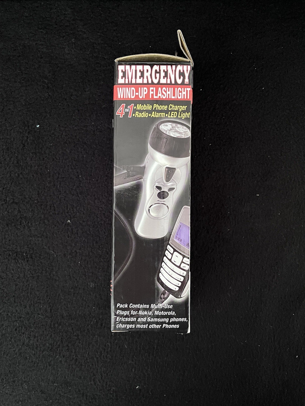 Gizmo Survival Emergency Wind-Up 4in1 Flash Light, Radio, Alarm & Phone Charger