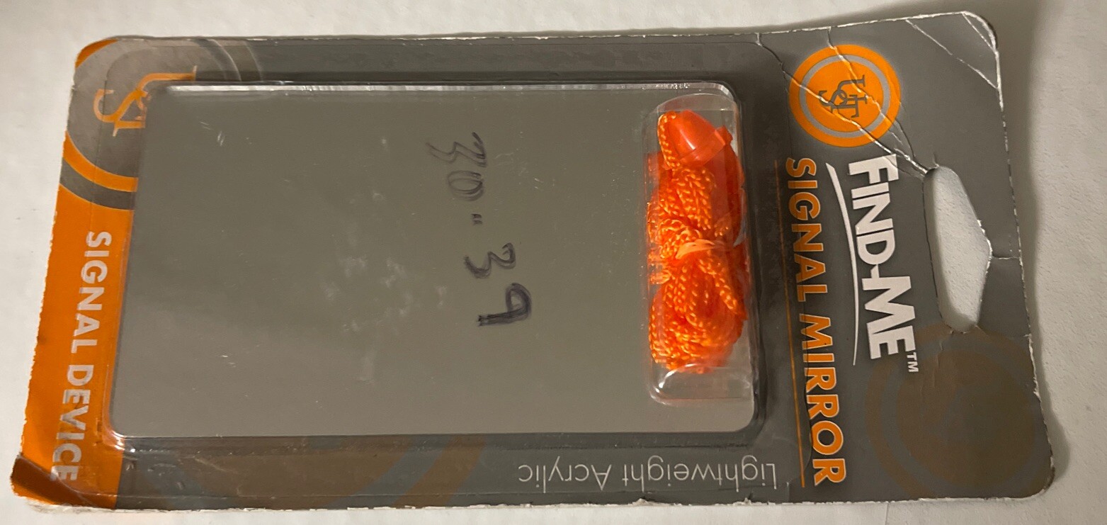 UTS Find Me Signal Mirror Lightweight Acrylic The Ultimate Survival Gear