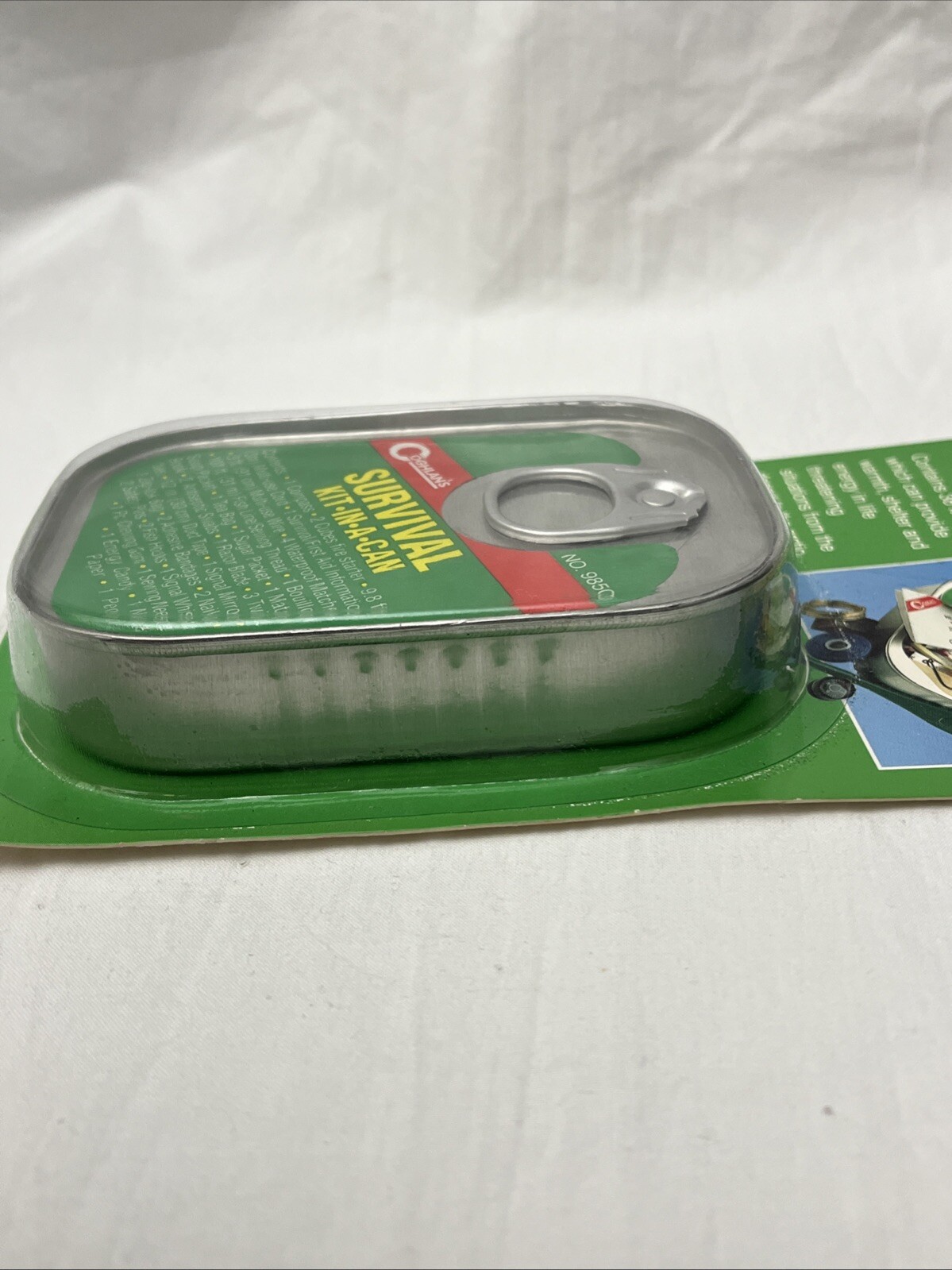 Coghlans 9850 Survival Kit in a Can 38 Items Vintage New Old Stock 1997