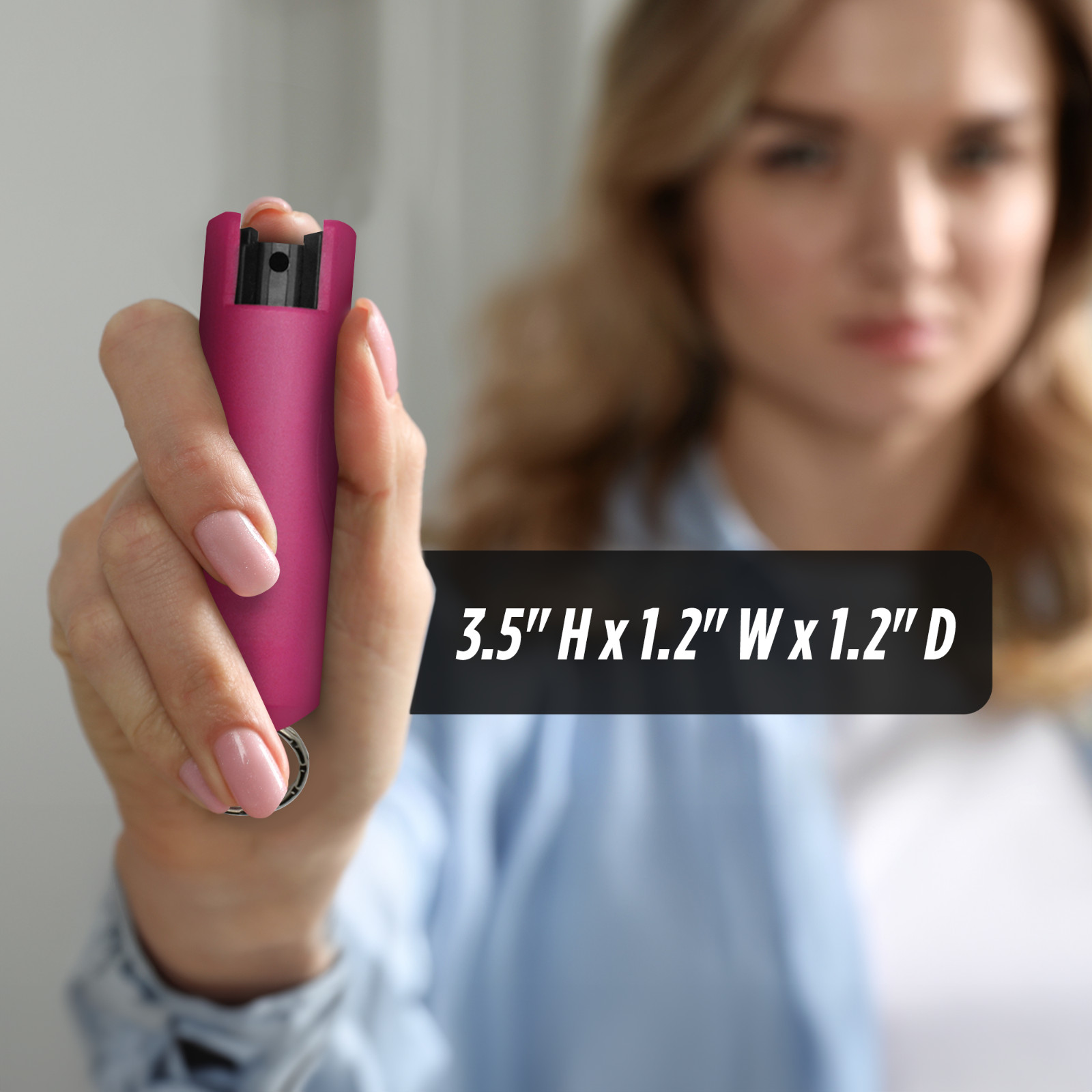 Quick Action Pepper Spray Hard Case with belt clip | 8 Pack