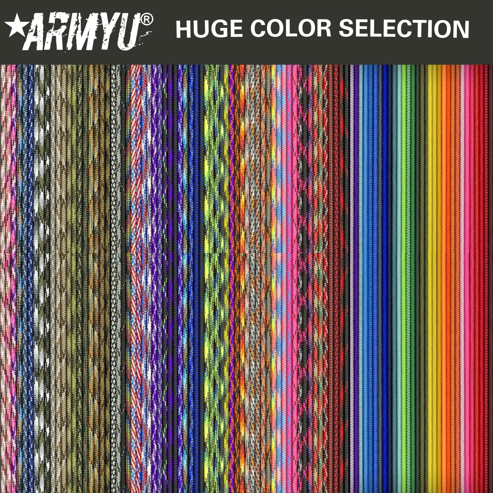 Army Universe Neon Turquoise Nylon Paracord 550 lbs 100 Feet,