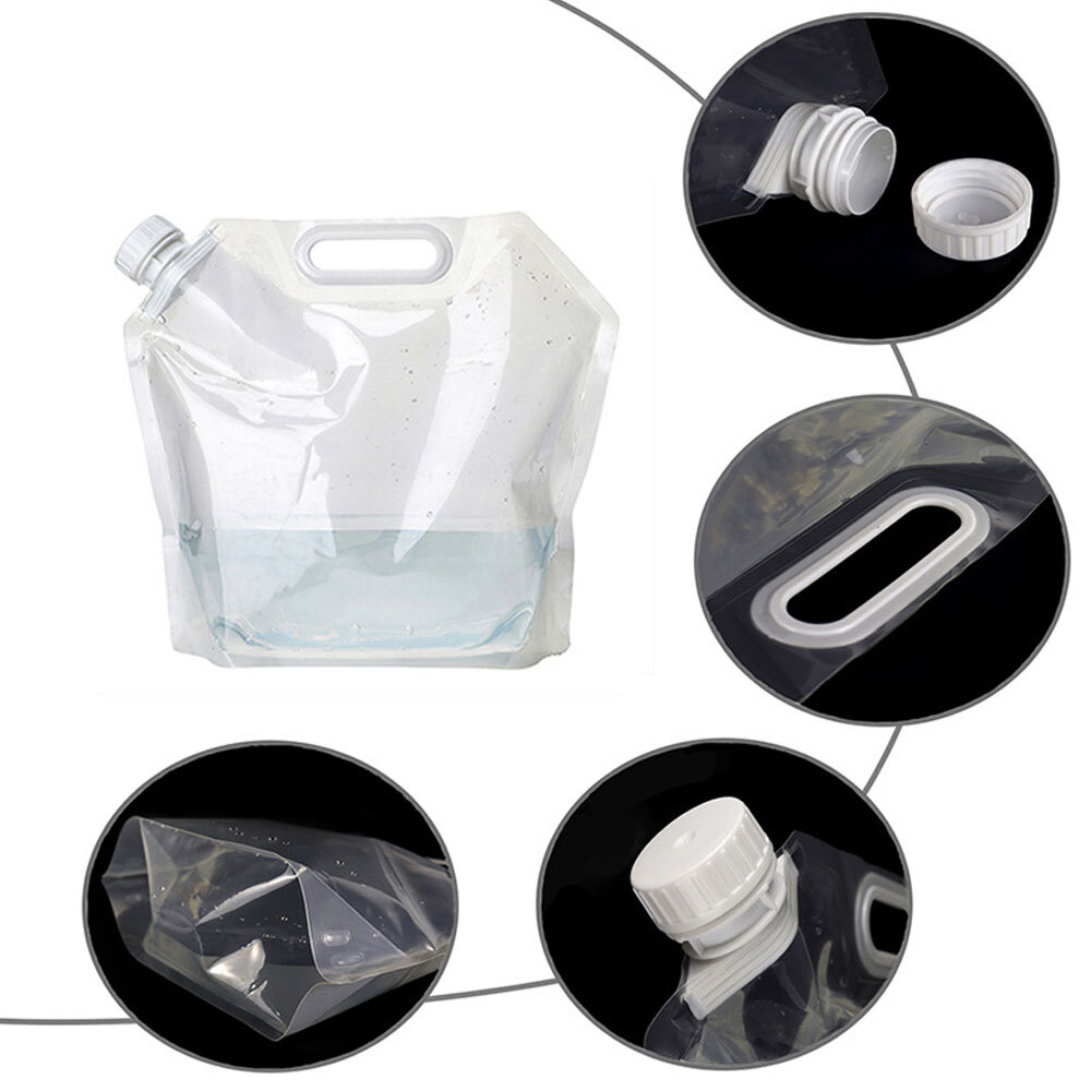 Portable 5L Water & drinks Storage Folding Bag For Outdoor Camping Hiking