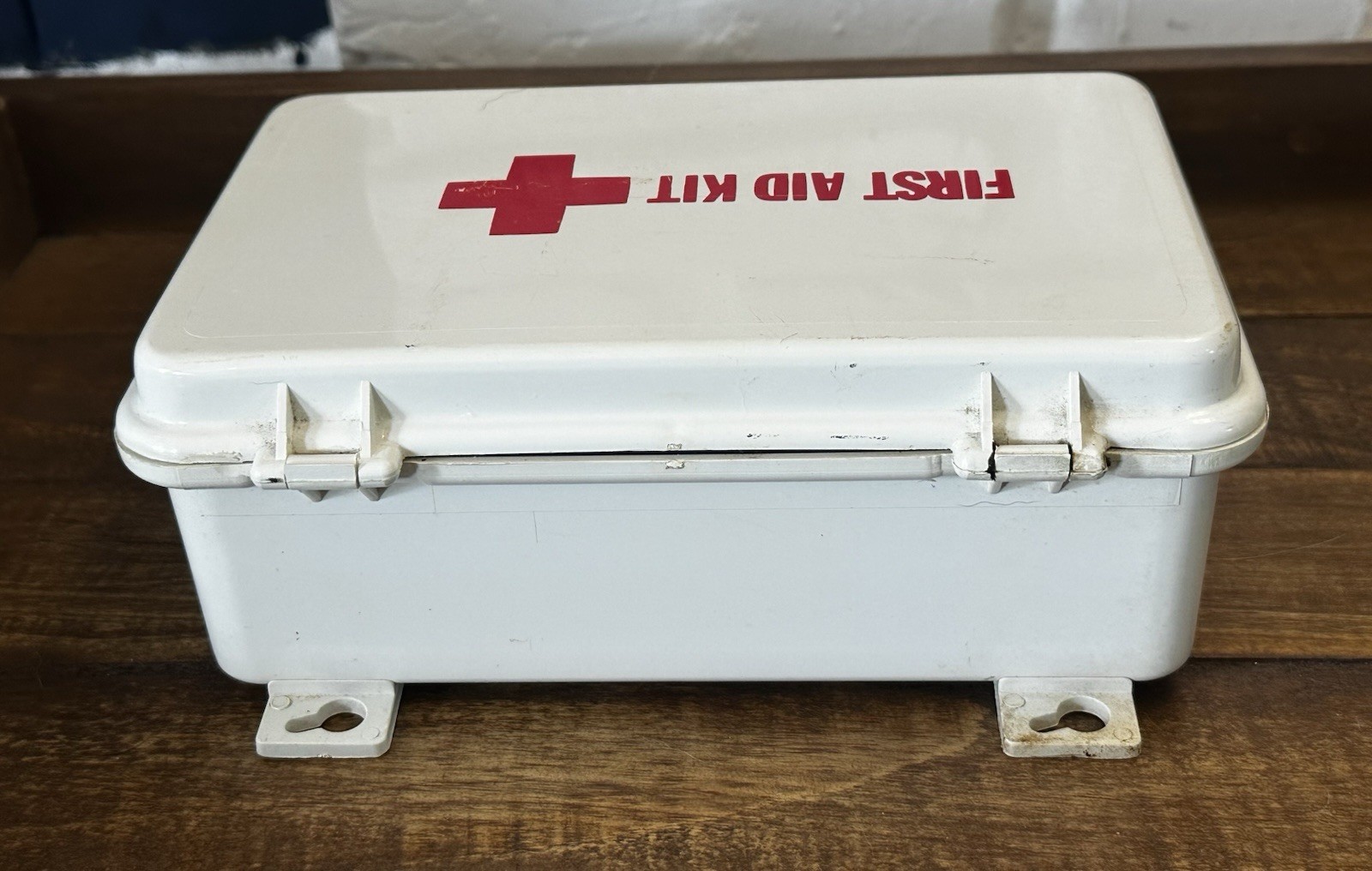 VTG Fraass Survival Kit Lot #402 Durable Plastic Box W/contents New Old Stock
