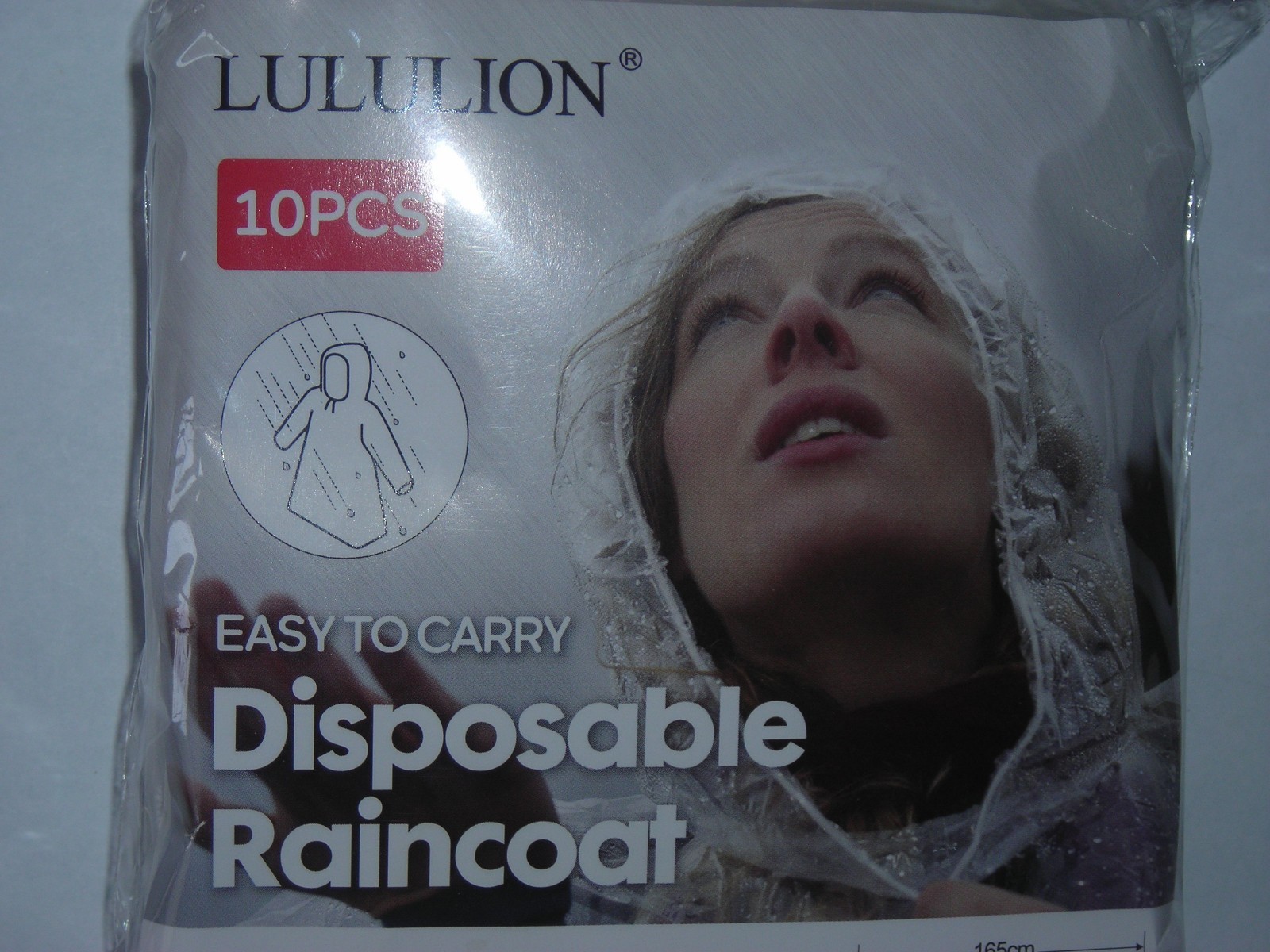 Disposable Adult Emergency Waterproof Hood RainCoat Poncho Hiking Camping