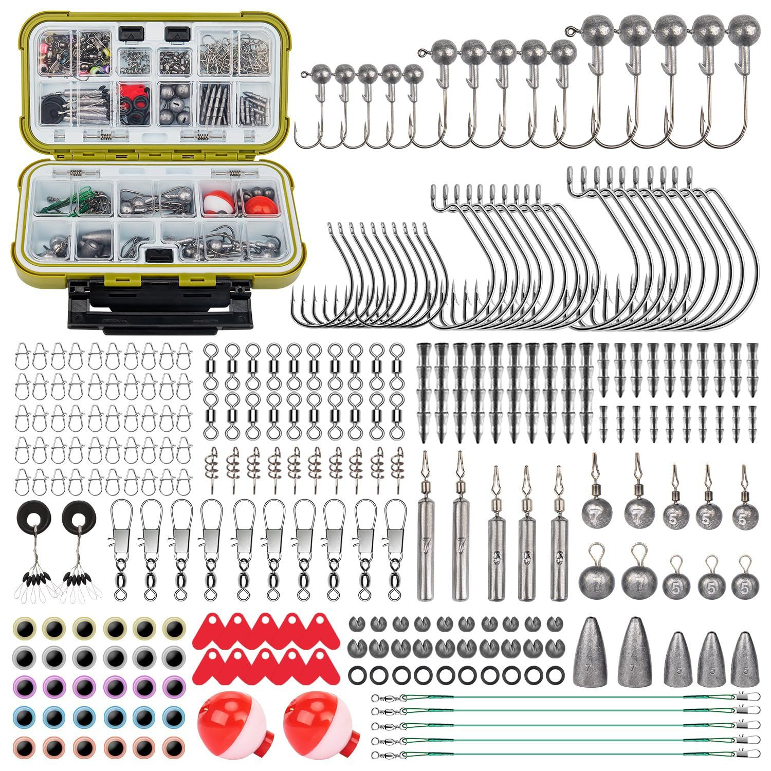 GOTOUR Fishing Lures D-265 pcs Tackle Kit, Pro Kit