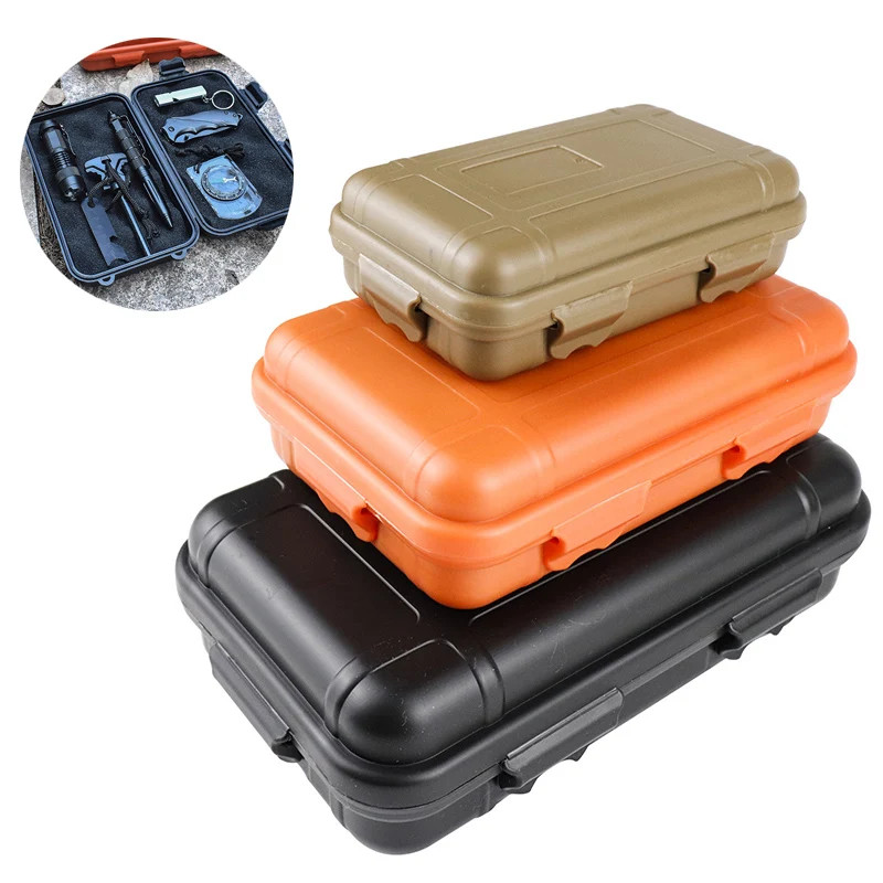 Large Tool Outdoor Survival Kit Box Shockproof and Pressure Proof Waterproof and