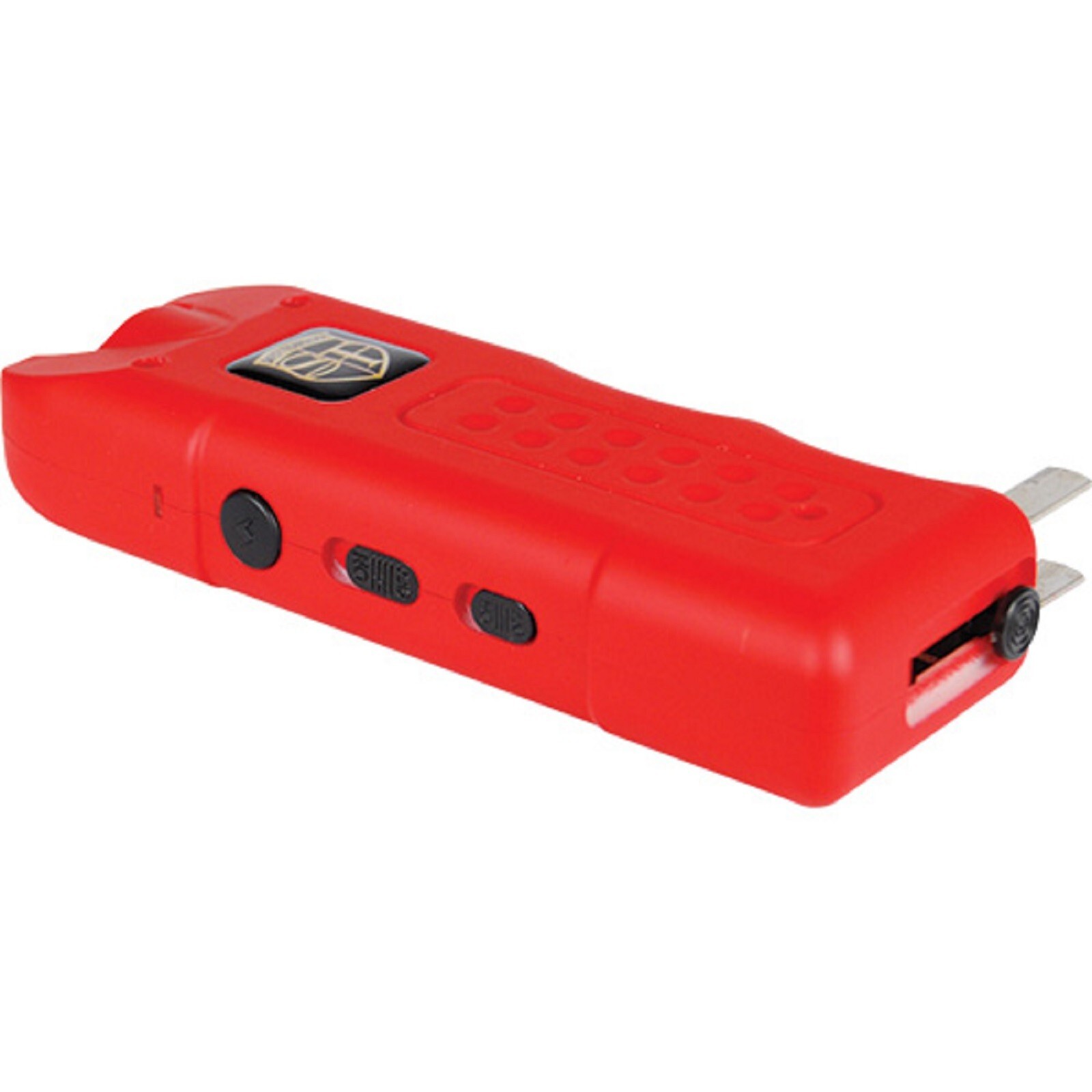 Multiguard 80 million volt Red Stun Gun Rechargeable LED Flashlight 120 DB alarm
