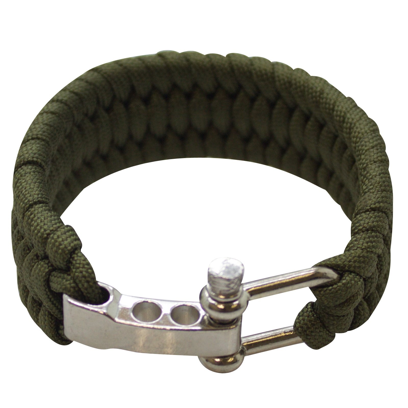 SAS Southland Archery Supply Survival Paracord Bracelet 550lbs (Green Green