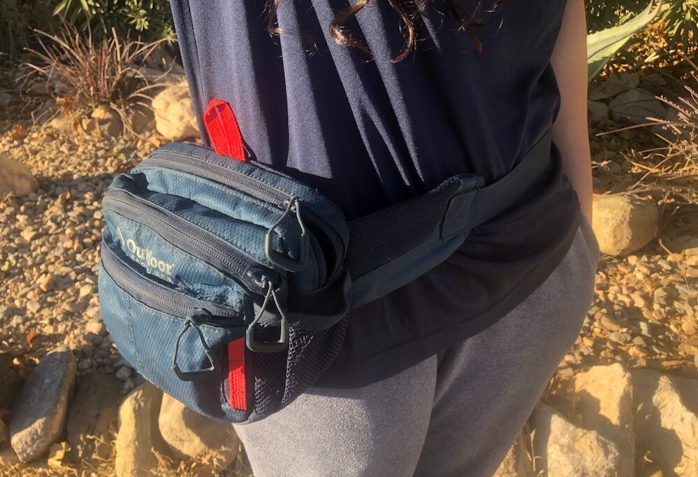 Outdoor Products Fanny Pack + Multi-Knife + Bright Reliable LED – C*