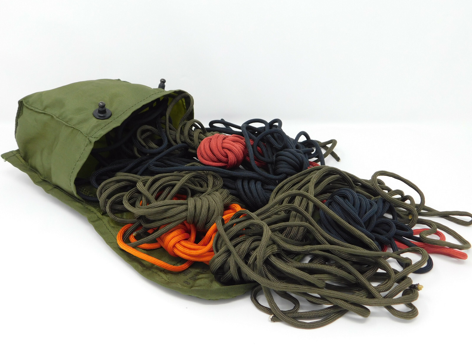 GOT CORDAGE? – 150 FT 550 MIL-SPEC Paracord – OD ALICE Pouch