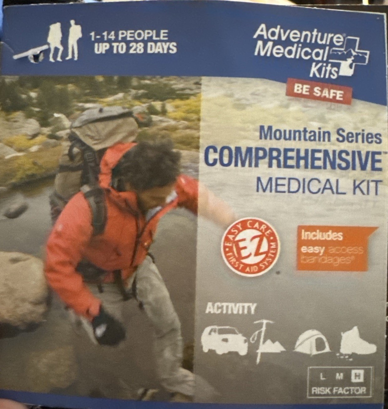 ADVENTURE MEDICAL KITS MOUNTAIN SERIES COMPREHENSIVE MEDICAL KIT, SEALED EXP???
