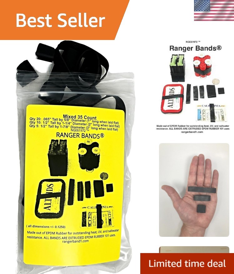 35 Count Mixed Count Made from EPDM Rubber for Survival and Strapping Gear Ma…
