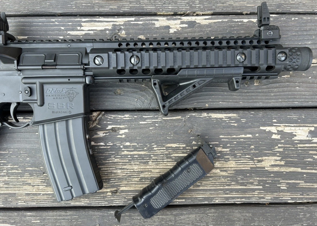 DPMS Panther Arms SBR Full Auto Blowback Action BB Rifle Model DSBR