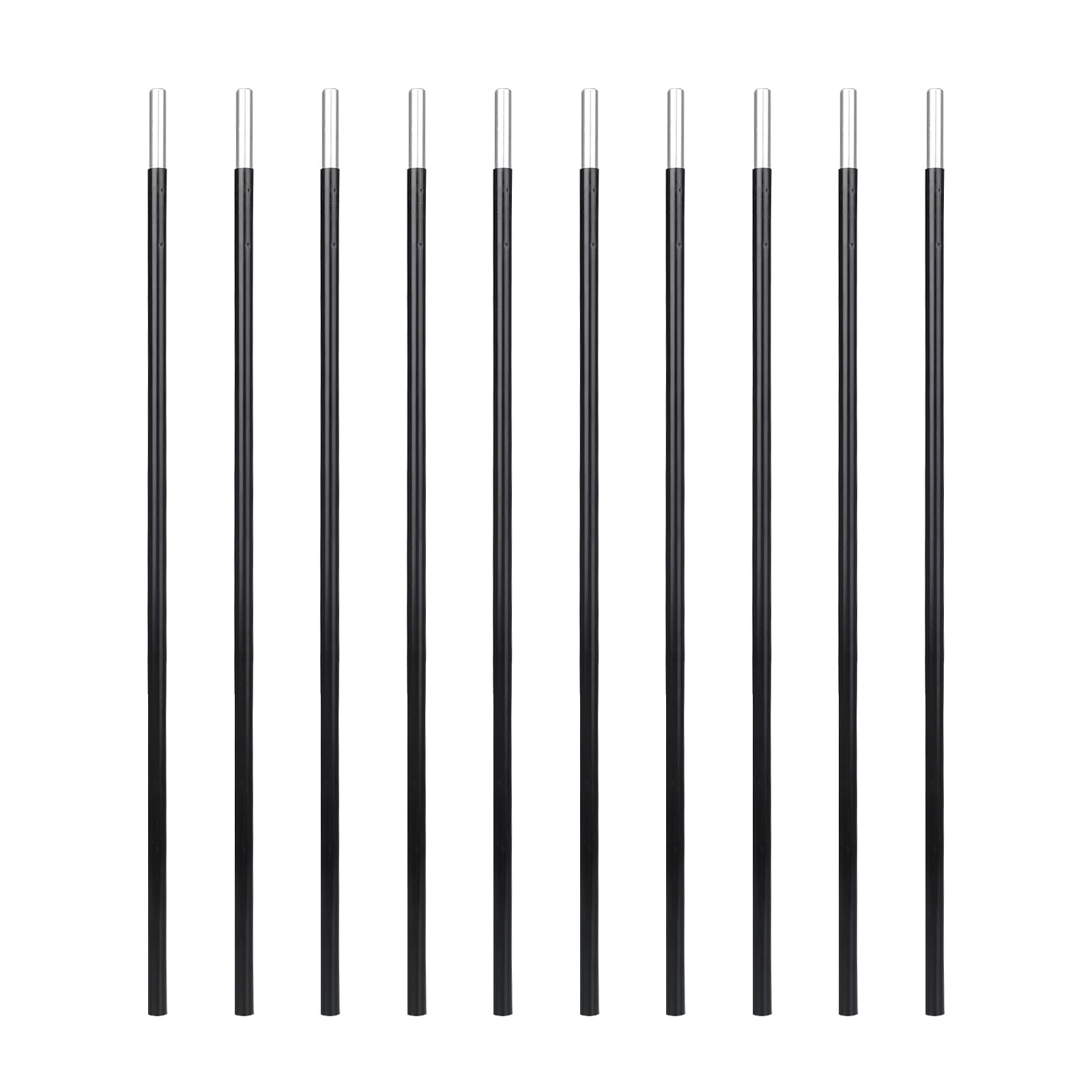 BRILLIANCE4U Aluminum Tent Pole Segments with Insert, 16″ Insert