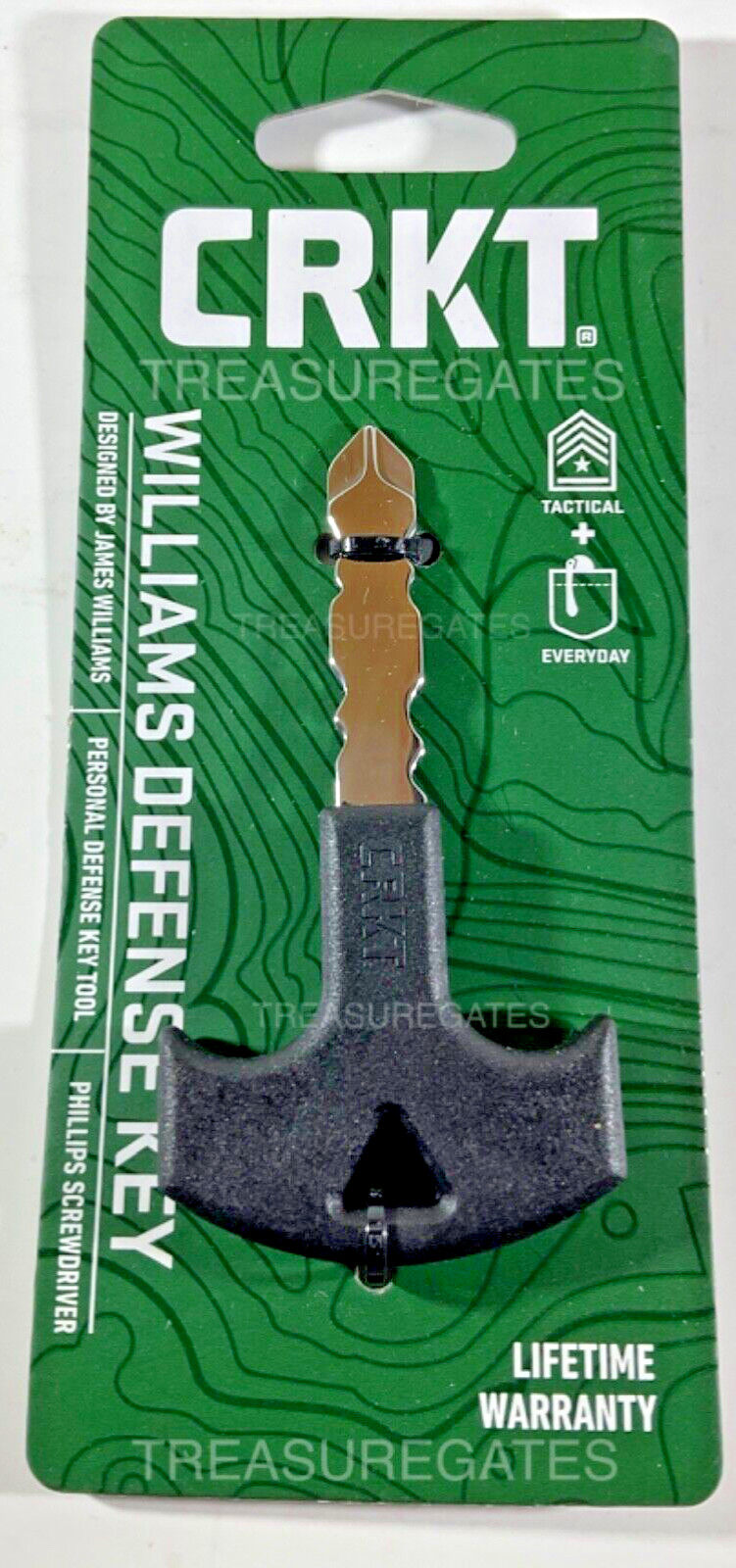 CRKT Columbia River Knife & Tool Personal Defense Tactical Key EDC SURVIVAL -NEW