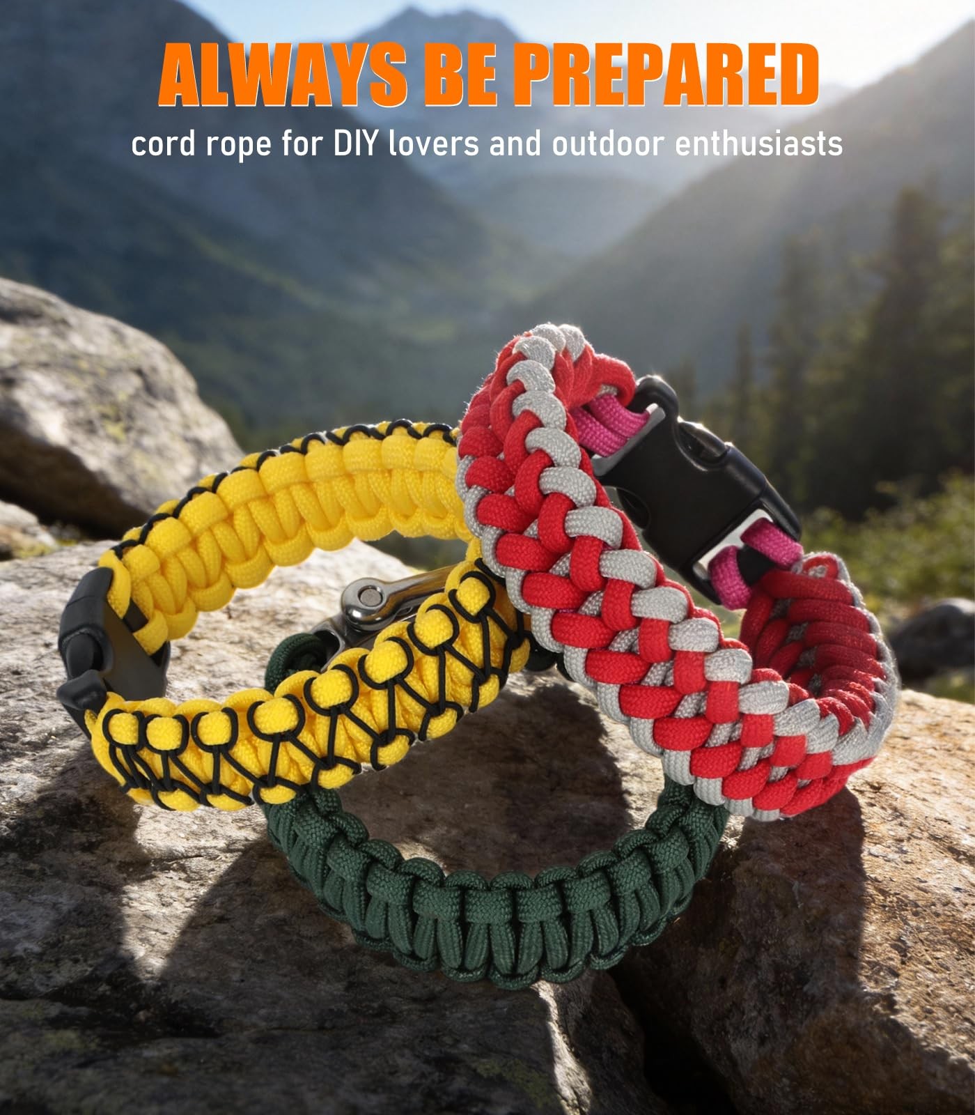 DDOUT 2mm Paracord 100lb, Thin Micro Rope, Black 125FT 125 ft,
