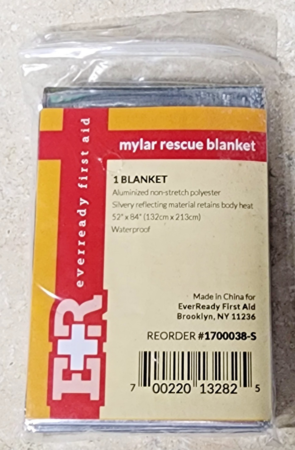 Lot of 20 Emergency Rescue Thermal Space Mylar Blankets 84″x52″