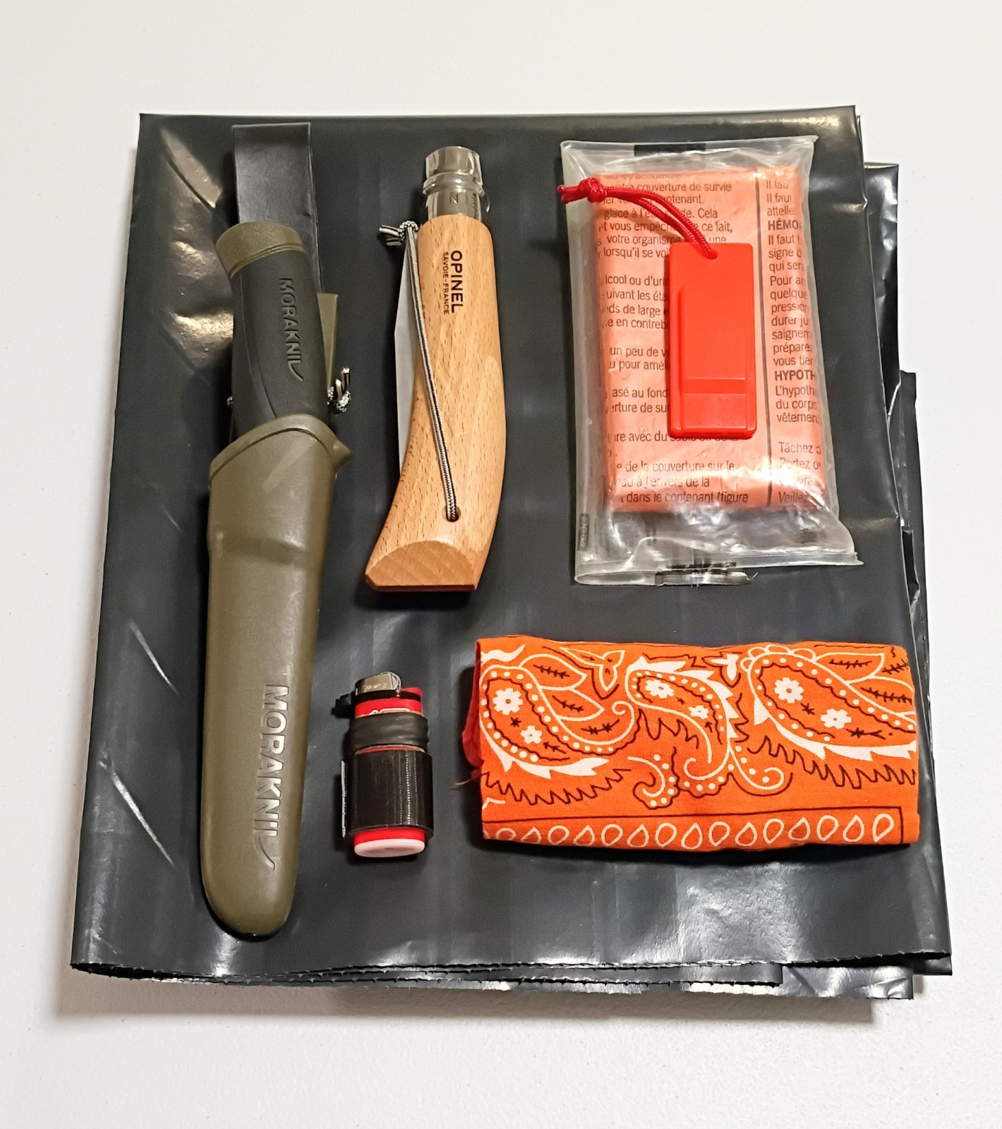 1pc 6 mil Contractor Bag for Bushcraft, Survival, Hiking, Camping 58×39 USA NEW