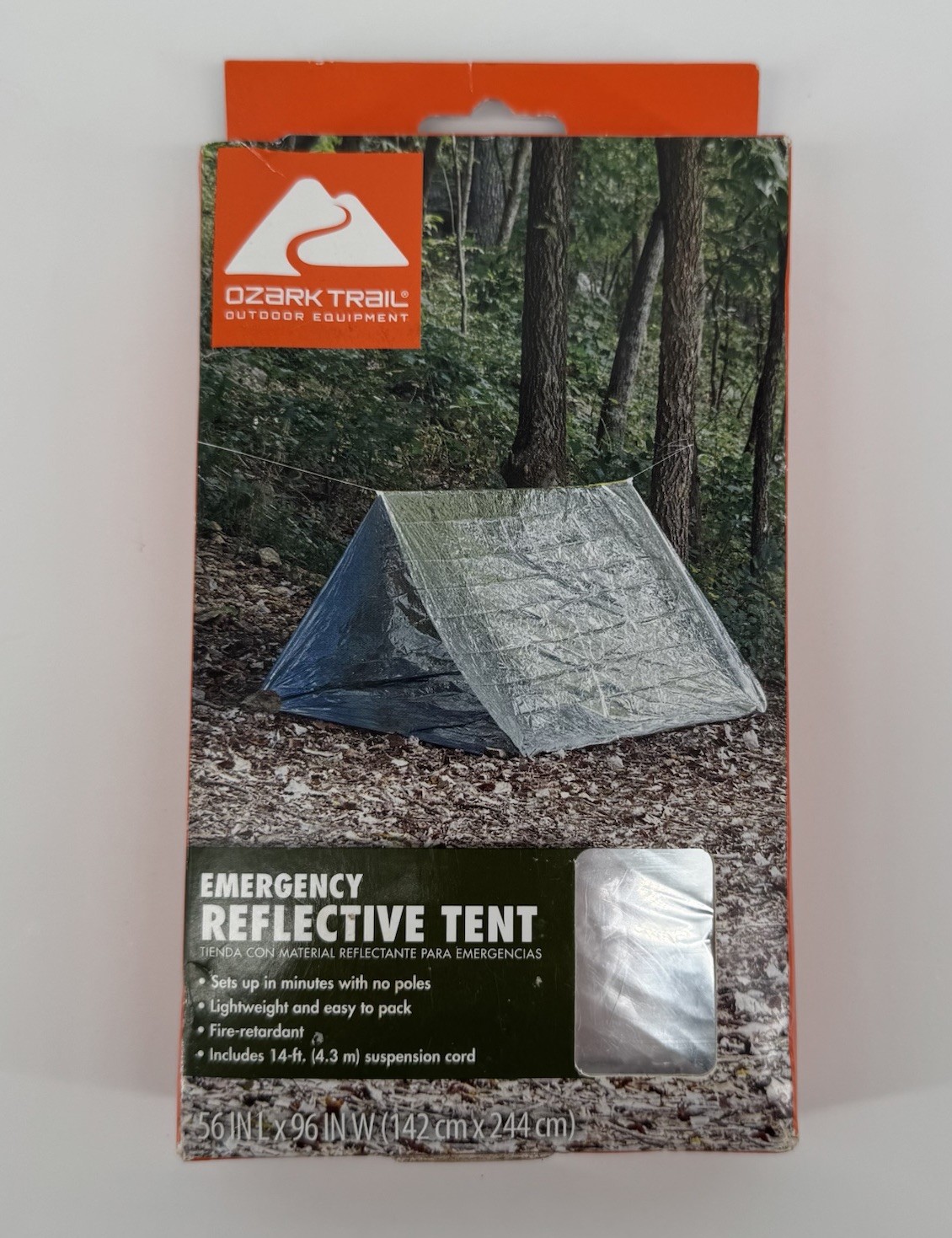 Ozark Trail Emergency Reflective Tent Shelter Survial Kit Bug Out Camping NIP