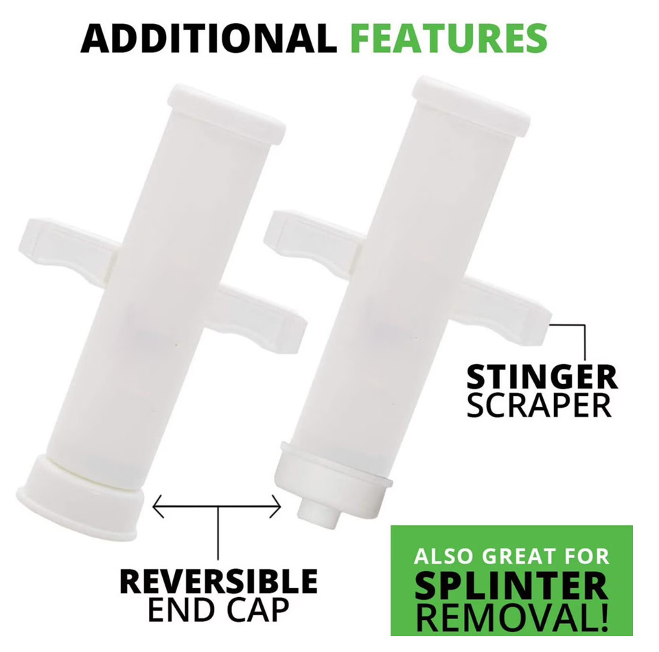 2 PK Bug Bite Relief Insect Poison Remover Suction Tool For Insect Bite Sting