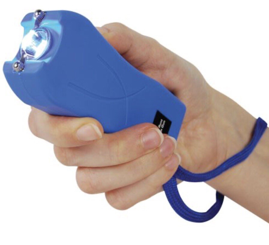 HIGHLY RATED POWERFUL POLICE Stun Gun 911 80 MV Rechargeable w LED Flashlight