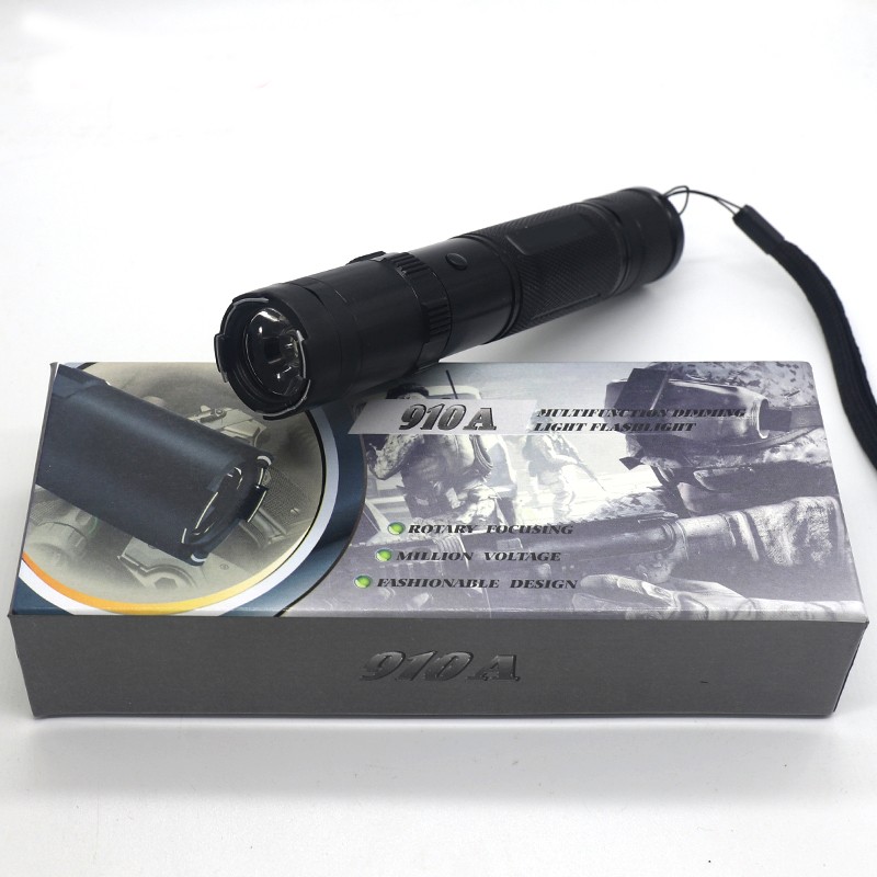Black 801 380 BV Micro Stun Gun Self Defense W/ 1 Bottle Free Pepper Spray