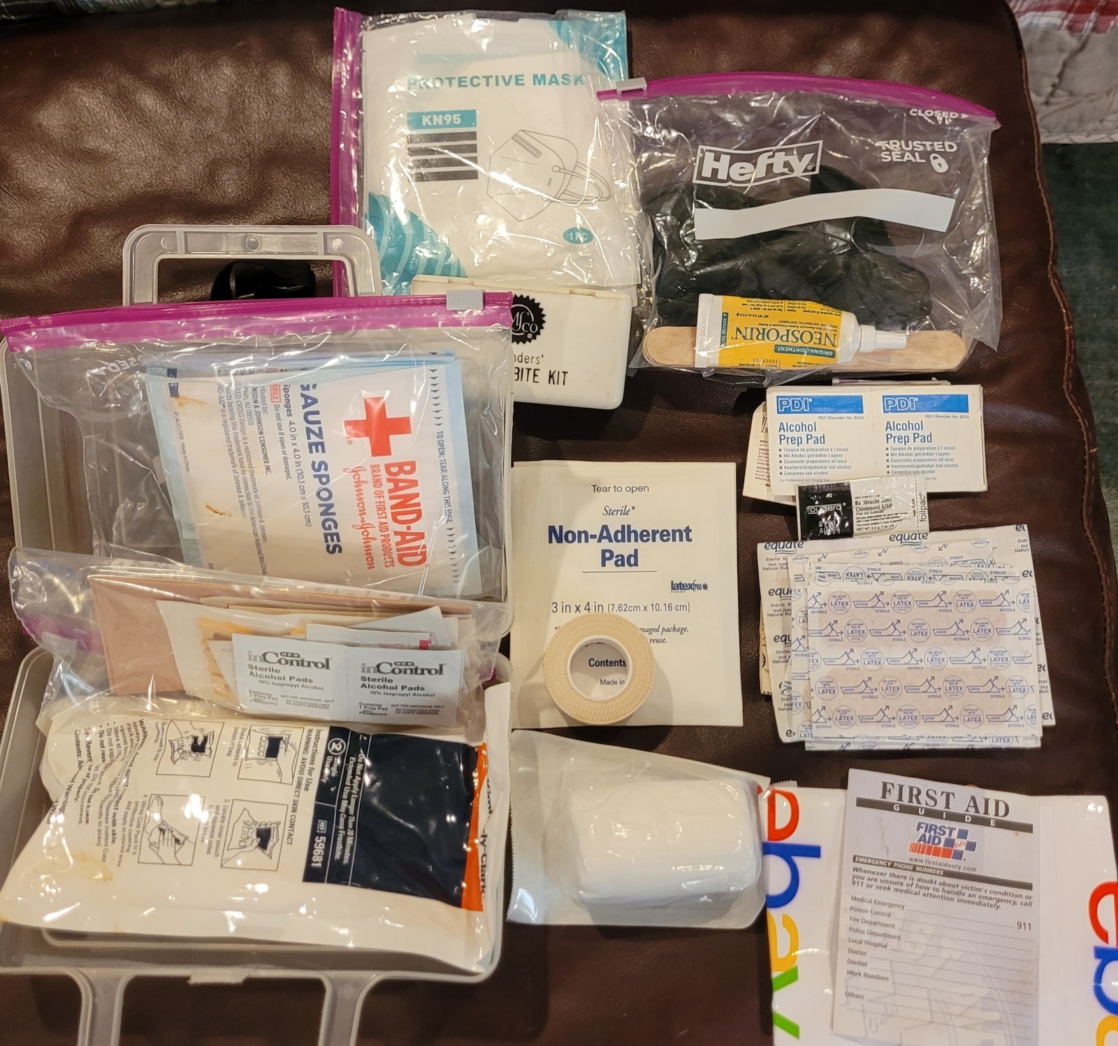 EmergenC Survival BugOutBag (BOB) TAMU corps Patch Lots of Great Tools4Survival