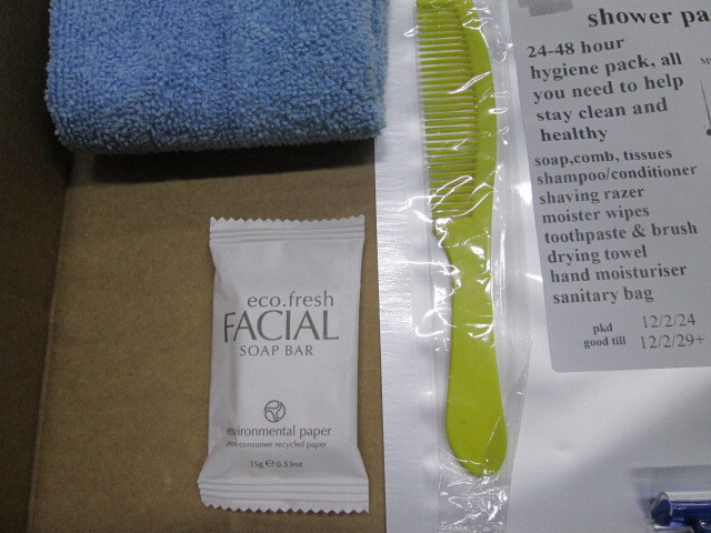 Emergency,Survival,bug out,toiletries shower pack 24/48 hour,, 5 year shelf life