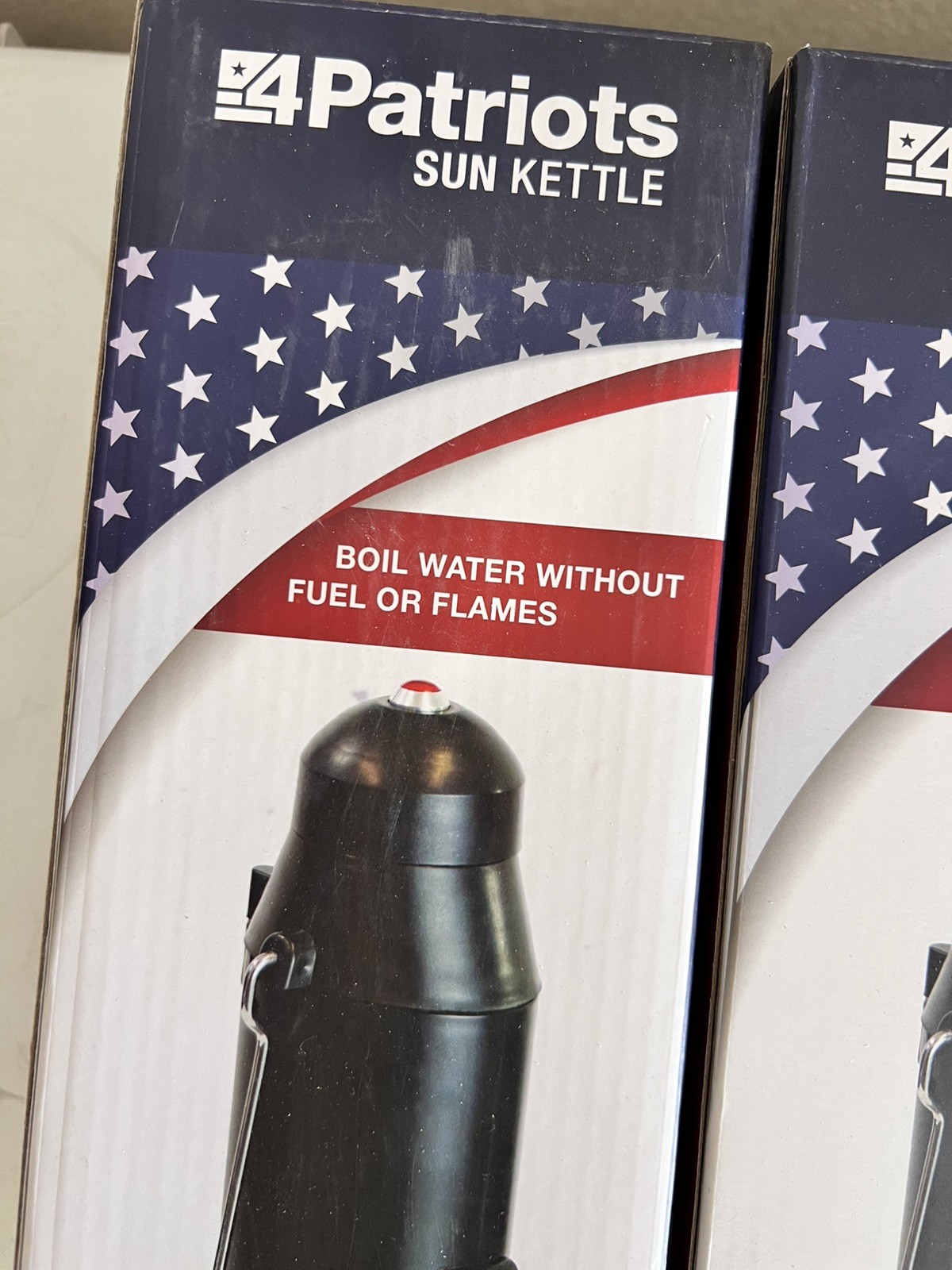 4Patriots Sun Kettle – 500mL Boil Water Solar Off Grid No Batteries/Flames x5