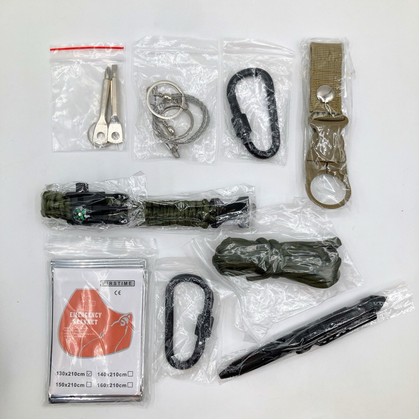 AutoFad Emergency Survival Kit Tactical Backpack Essential Tool Set Hiking Camp
