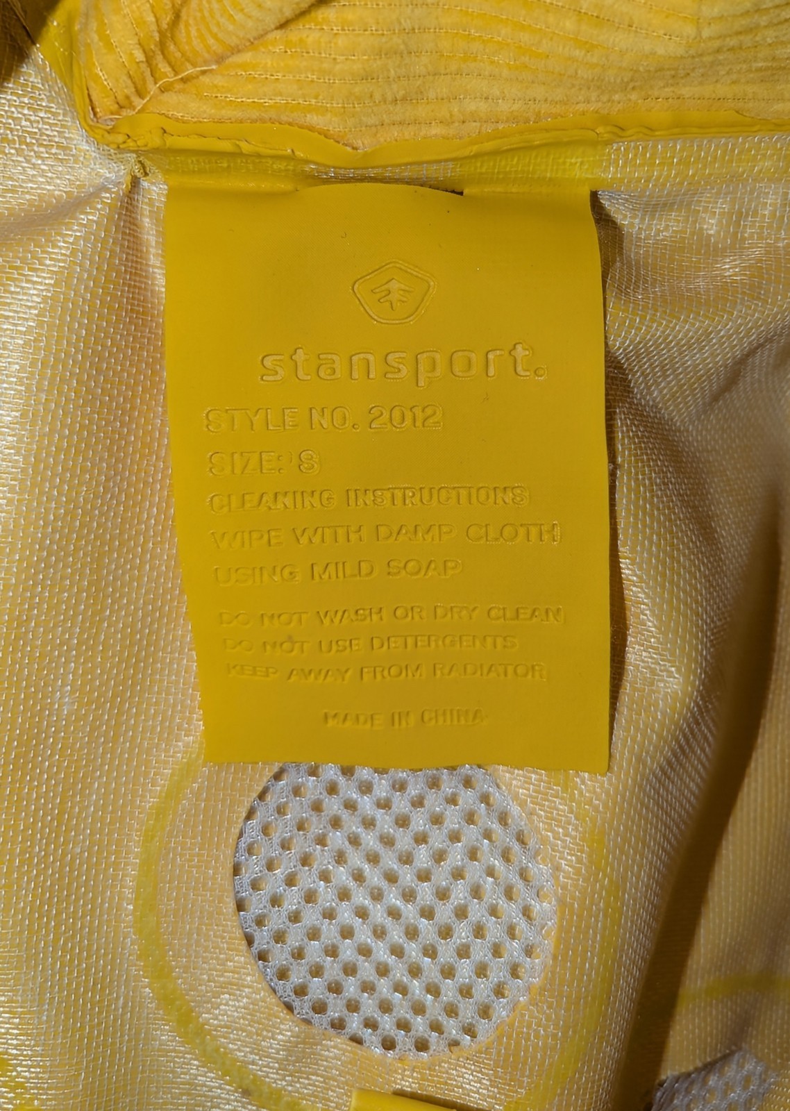 Stansport Commercial Rainsuit Foul Weather Coat And Bib Double Knee Size Small