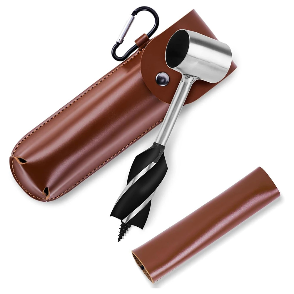 Survival Hand Auger Wood Drill, Scotch Eye Auger Drill and Settlers Auger Tool f