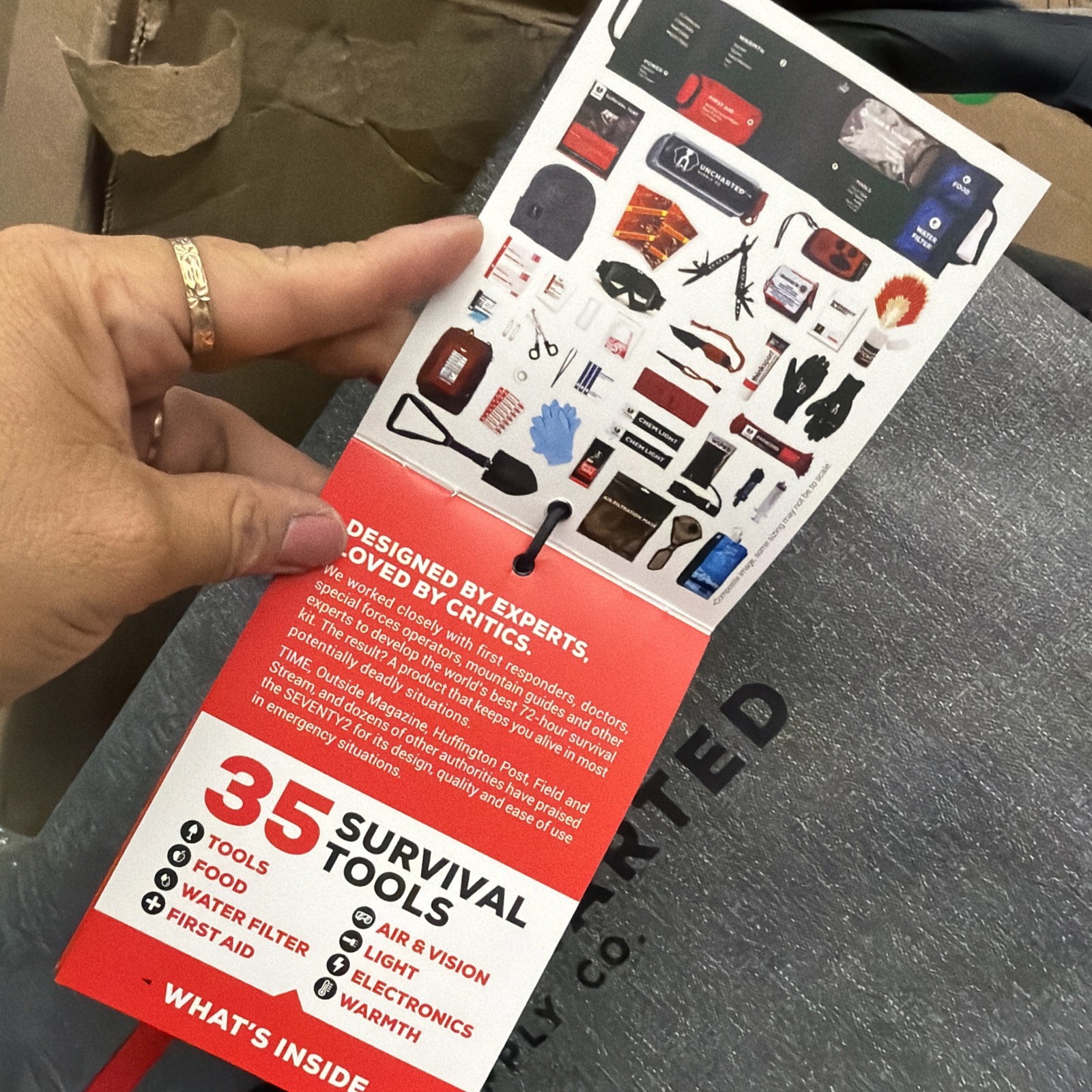 Uncharted Supply Co THE SEVENTY2 SURVIVAL Tools SYSTEM