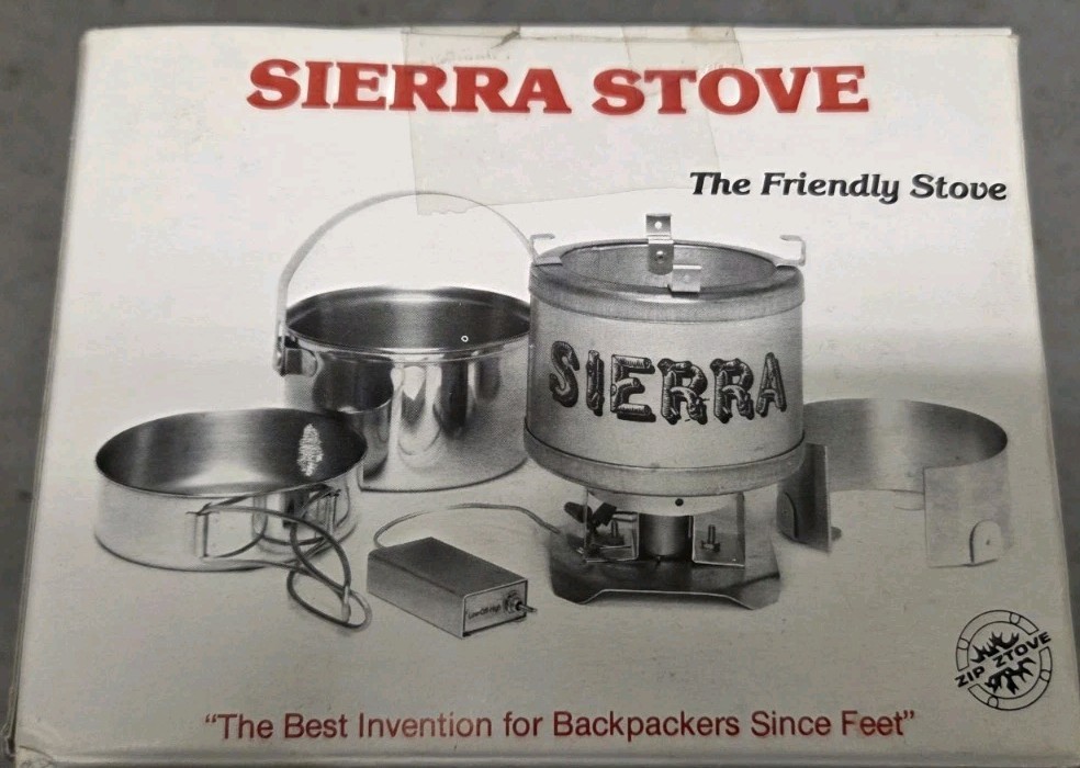Vintage Sierra Stove solid fuel Camp Camping Backpacking stove ZZ Corp NIB