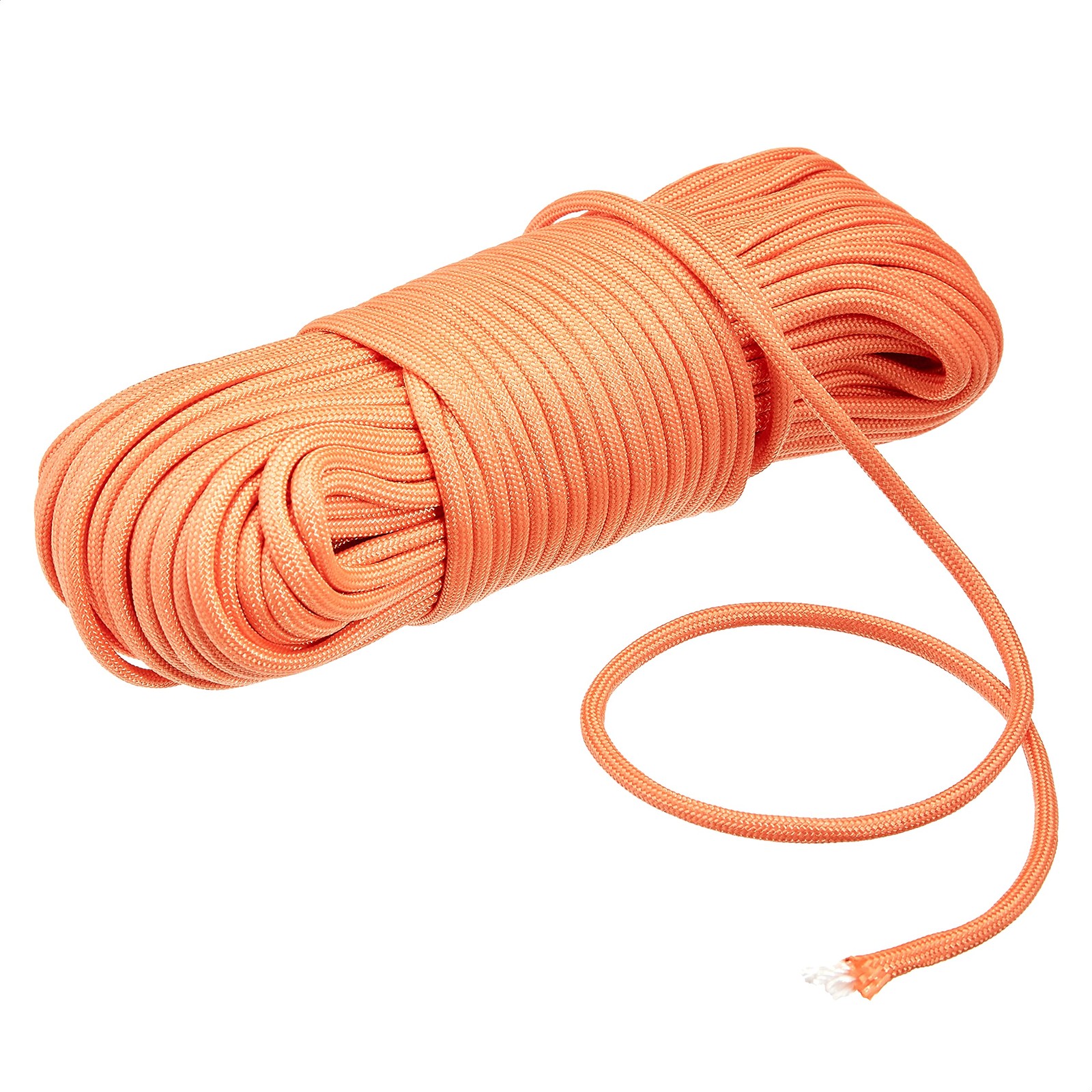Amazon Basics 550 Type III Paracord, 7-Strand Core, 5/32 in x 100 ft, Orange